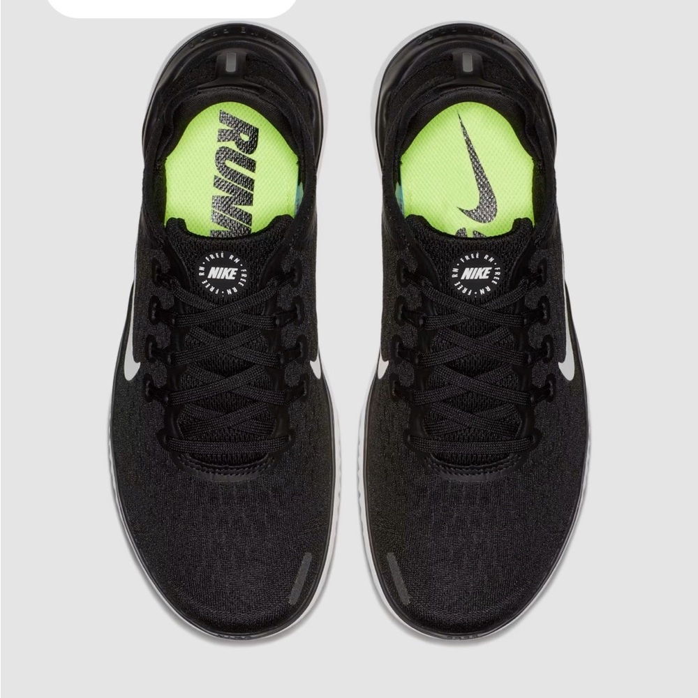 New Nike Free RN 2018 “Black/White” Women's Running Shoes 942837-001 - Picture 5 of 11
